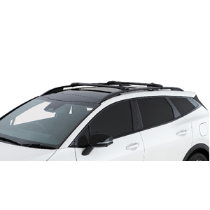 Rhino-Rack JA7969 Vortex StealthBar Black 2 Bar Roof Rack for KIA Sportage Gen 5 (NQ5) With Raised Rail 5DR SUV (01/2021-Current)