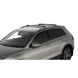 Rhino-Rack JA7970 Vortex StealthBar Black 2 Bar Roof Rack for VOLKSWAGEN Tiguan Gen2 With Roof Rails 5DR SUV (01/2016-12/2025)