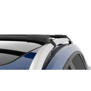 Rhino-Rack JA7970 Vortex StealthBar Black 2 Bar Roof Rack for MG ZS Gen1 With Raised Rail 5DR SUV (01/2017-12/2023)