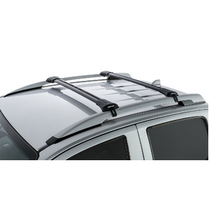Rhino-Rack JA7971 Vortex StealthBar Black 2 Bar Roof Rack for ISUZU D-Max Gen2 TF (LS-T/X-Runner) Crew Cab (With Roof Rails) 4DR Ute (01/2012-12/2020)