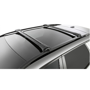 Rhino-Rack JA7971 Vortex StealthBar Black 2 Bar Roof Rack for LAND ROVER Discovery Sport With Roof Rails 4DR SUV (05/2015-Current)