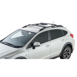 Rhino-Rack JA7973 Vortex StealthBar Black 2 Bar Roof Rack for SUBARU XV With Roof Rails 5DR SUV (01/2012-05/2017)