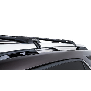 Rhino-Rack JA7975 Vortex StealthBar Black 2 Bar Roof Rack for MG GS With Roof Rails 5DR SUV (01/2017-Current)