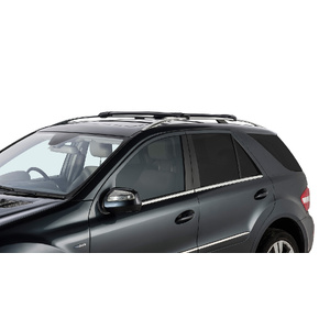 Rhino-Rack JA7978 Vortex StealthBar Black 2 Bar Roof Rack for MERCEDES BENZ M Class W164 With Roof Rails 4DR SUV (09/2005-03/2012)