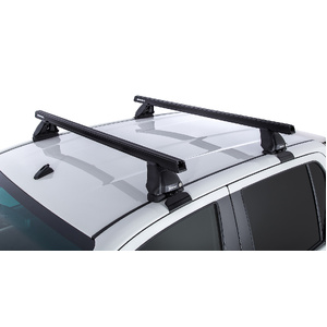 Rhino-Rack JA7999 Heavy Duty 2500 Black 2 Bar Roof Rack for TOYOTA Hilux Gen9 Double Cab 4DR Ute (01/2026-Current)