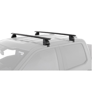 Rhino-Rack JA8133 Vortex 2500 Black 2 Bar Roof Rack for FORD F150 13th Gen Super Crew 4DR Ute (01/2015-12/2020)