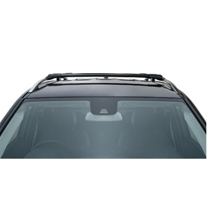 Rhino-Rack JA8344 Vortex StealthBar Black 2 Bar Roof Rack for GWM Cannon Alpha Gen 1 Double Cab Raised Rails 4DR Ute (01/2024-Current)
