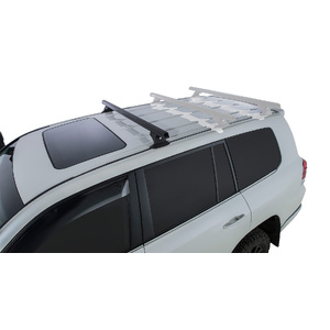 Rhino-Rack JA9463 Heavy Duty RCH Black 1 Bar Roof Rack (Front) for TOYOTA Land Cruiser 200 Series 5DR 4WD (01/2007-12/2021)