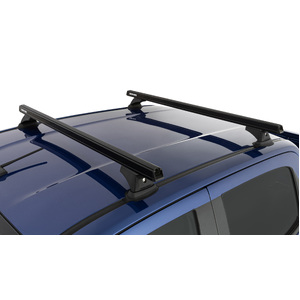 Rhino-Rack JC-00568 Heavy Duty RCH Black 2 Bar Roof Rack for ISUZU D-Max Gen2 TF (LS-U/LS-M/X-Runner) Crew Cab 4DR Ute (01/2012-12/2020)