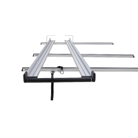 Rhino-Rack JC-01068 CSL 2.6m Ladder Rack &amp; 680mm Roller for TOYOTA Hiace Gen 5 SLWB 2DR Van (03/2005-05/2019)