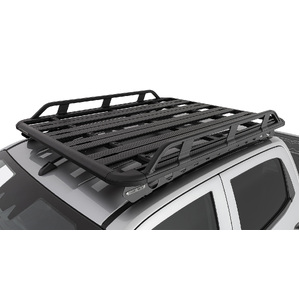 Rhino-Rack JC-01257 Pioneer Tradie (1528 x 1236mm) &amp; Backbone for ISUZU D-Max Gen3 (X-Terrain) Crew Cab (With Flush Rails) 4DR Ute (01/2020-Current)