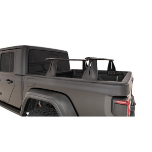 Rhino-Rack JC-01272 Reconn-Deck 2 Bar Vortex Ute Tub System for JEEP Gladiator JT &amp; Trail Rails installed 4DR Ute (01/2020-Current)