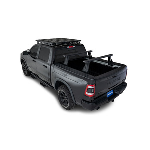 Rhino-Rack JC-01294 Reconn-Deck 2 Bar Ute Tub System for RAM 2500 / 3500 Gen4 (6'4 BED WITH RAMBOX) &amp; Utility Tracks installed Crew Cab 4DR Ute (01/20