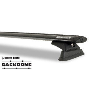 Rhino-Rack JC-01313 Vortex RCL Black 2 Bar Rhino-Rack Backbone Roof Rack for JEEP Wrangler JK Hard Top 4DR 4WD (02/2011-03/2019)