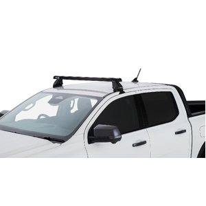 Rhino-Rack JC-01545 Heavy Duty 2500 Black 1 Bar Front Roof Rack for FORD Ranger Raptor Gen 2 (P703) Double Cab 4DR Ute (01/2022-Current)
