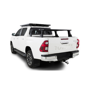 Rhino-Rack JC-01579 Reconn-Deck 2 Bar Ute Tub System &amp; 2 NS Bars for TOYOTA Hilux Gen8 SR5 (A-Deck Tub - Without external hooks) Double Cab 4DR Ute (0