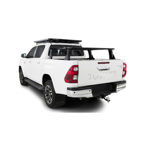Rhino-Rack JC-01581 Reconn-Deck 2 Bar Ute Tub System &amp; 6 NS Bars for TOYOTA Hilux Gen8 SR5 (A-Deck Tub - Without external hooks) Double Cab 4DR Ute (0