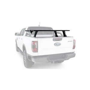 Rhino-Rack JC-06652 Reconn-Deck 2 Bar Ute Tub System for FORD Ranger Super Duty Gen 2 (P703) Truck Bed (With Ford Internal Side Wall Tracks) Double Ca