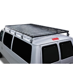 Ford E150/E250/E350 Regular Cab (1992-2014) Slimline II Roof Rack Kit by Front Runner - KRFE010T
