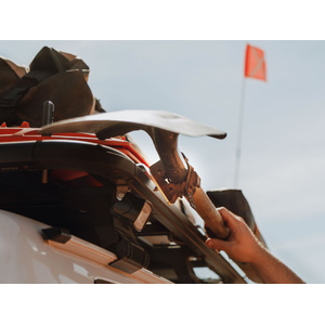 Kaon Genuine QuickFist Rubber Clamps - Shovel Axe Holder - 25-45mm [Qty: 1 Pair]