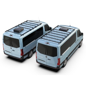 Mercedes-Benz Sprinter (L2H1/144in MWB/Standard Roof) (2007-Current) Slimpro Van Rack Kit by Front Runner - KVMS002T