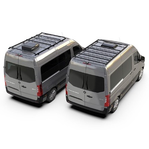 Mercedes-Benz Sprinter (L1H2/128in SWB/high Roof) (2006-Current) Slimpro Van Rack Kit by Front Runner - KVMS006T