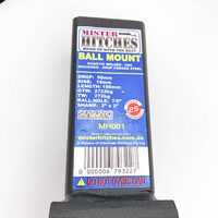 Mister Hitches Ball Mount Length 190Mm 50Mm Drop 19Mm Rise