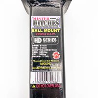 Mister Hitches Ball Mount Heavy Duty 3650Kg 57Mm Drop, 31Mm Rise, 255/280Mm Length
