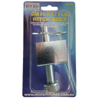 Mister Hitches Anti-Rattle Hitch Bolt &amp; Clip Suits Hollow Shanks Only
