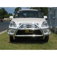 ECB Black Ripple Midi Tube Bar to suit Honda CR-V 10/04 - 01/07