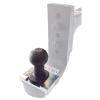 Mister Hitches Tow Ball 50Mm Hi Rise To Suit Alko Aks Euro Coupling 3500Kg (Black) 