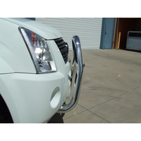 ECB Black Ripple Nudge Bar - Series 2 to suit Holden Rodeo RA DX/LX Flares 03/03 - 12/06