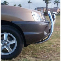 ECB Polished Nudge Bar - Series 2 to suit Hyundai Santa-Fe 11/00 - 04/06