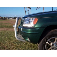 ECB Black Ripple Nudge Bar - Series 2 to suit Jeep Grand Cherokee 06/99 - 06/05