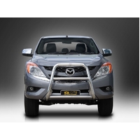 ECB Black Ripple Nudge Bar - Series 2 to suit Mazda BT-50 4WD 10/11 - 03/18