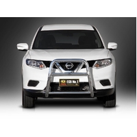 ECB Black Ripple Nudge Bar - Series 2 to suit Nissan X-Trail T32 Series 1 03/14 - 01/17