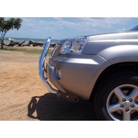 ECB Black Ripple Nudge Bar - Series 2 to suit Nissan X-Trail T30 10/01 - 09/07