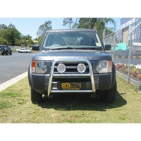 ECB Silver Hammertone Nudge Bar - Series 2 to suit Landrover Discovery 3 04/05 - 09/09