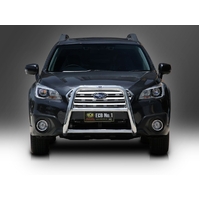 ECB Polished Nudge Bar - Series 2 to suit Subaru Outback 12/14 - 11/17