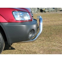 ECB Silver Hammertone Nudge Bar to suit Subaru Forester 06/02 - 06/05