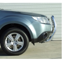 ECB Black Ripple Nudge Bar - Series 2 to suit Subaru Forester 03/08 - 01/13