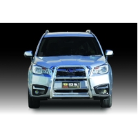 ECB Black Ripple Nudge Bar - Series 2 to suit Subaru Forester XT Model 02/13 - 12/15