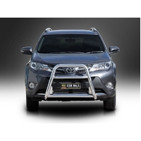 ECB Black Ripple Nudge Bar - Series 2 to suit Toyota Rav4 12/12 - 09/15