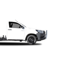 ECB Textura Black Nudge Bar - Series 2 to suit Toyota HiLux SR Narrow Cab 05/19 - 07/20