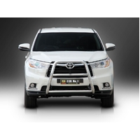 ECB Polished Nudge Bar - Series 2 to suit Toyota Kluger 03/14 - 10/16