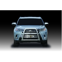 ECB Black Ripple Nudge Bar - Series 2 to suit Toyota Kluger 11/16 - 02/21