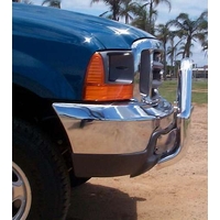 ECB Black Ripple Nudge Bar - Series 2 to suit Ford F250 Super Duty 06/01 - 06/14