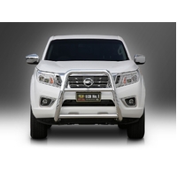 ECB Textura Black Nudge Bar - Series 2 to suit Nissan Navara NP300 04/15 - 11/20