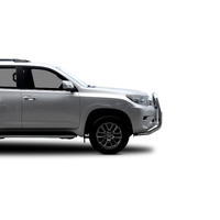 ECB Silver Hammertone Nudge Bar - Series 2 to suit Toyota Prado Kakadu 11/17 - Onwards