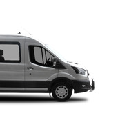 ECB Black Ripple Nudge Bar to suit Ford Transit VO Van 05/19 - Onwards